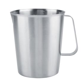 2000ml Large Stainless Steel Measuring Cup Mug Milk Frothing Pitcher Jug for Latte Coffee Art